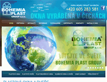 Tablet Screenshot of bohemiaplast.cz